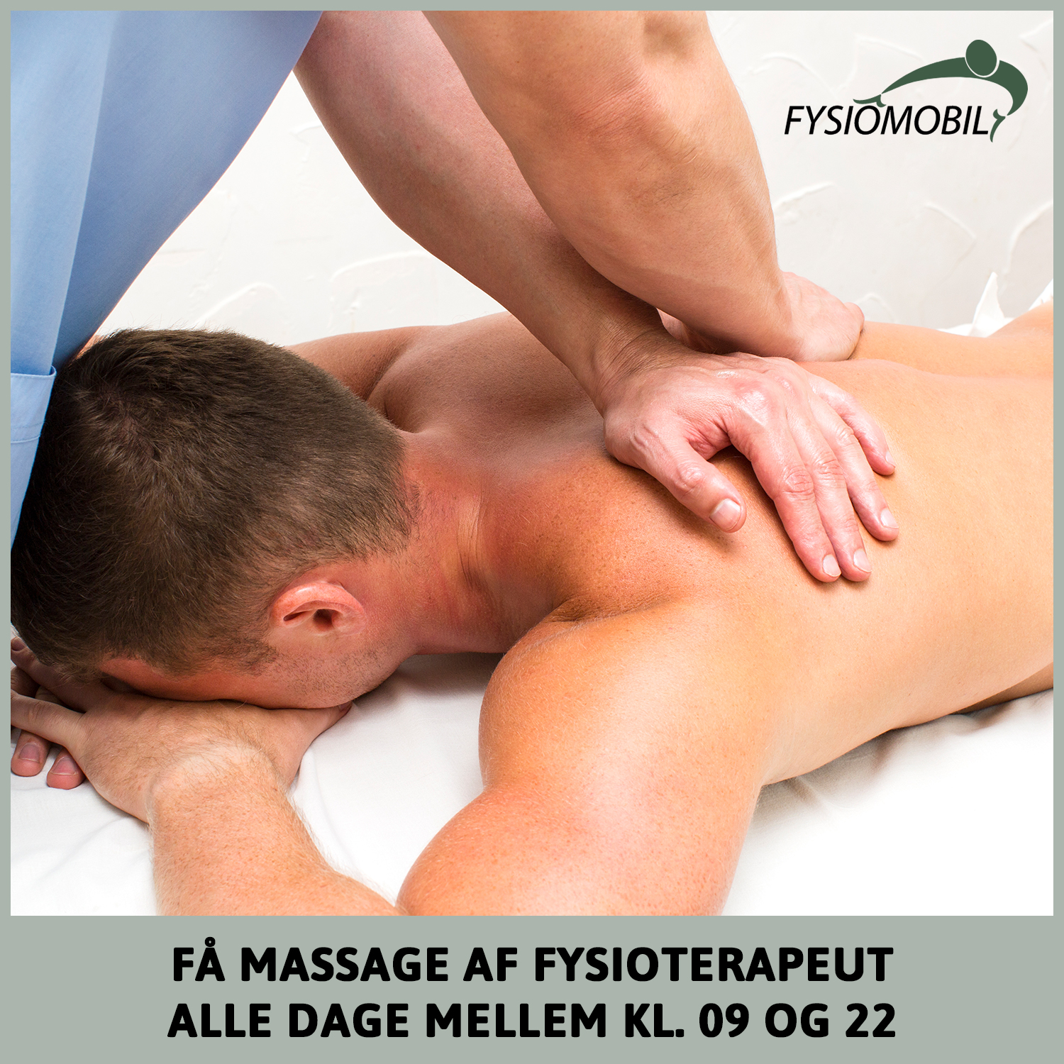 massage af fysioterapeut
